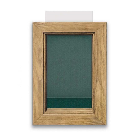 United Visual Products Indoor Enclosed Combo Board, 72"x36", Black Frame/Black & Medium Grey UVCB7236B-BLACK-MEDGRY